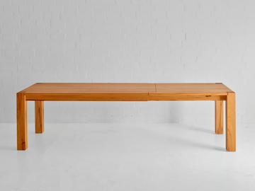 TAURUS BUTTERFLY - Extending rectangular solid wood table by Vitamin Design - view 2